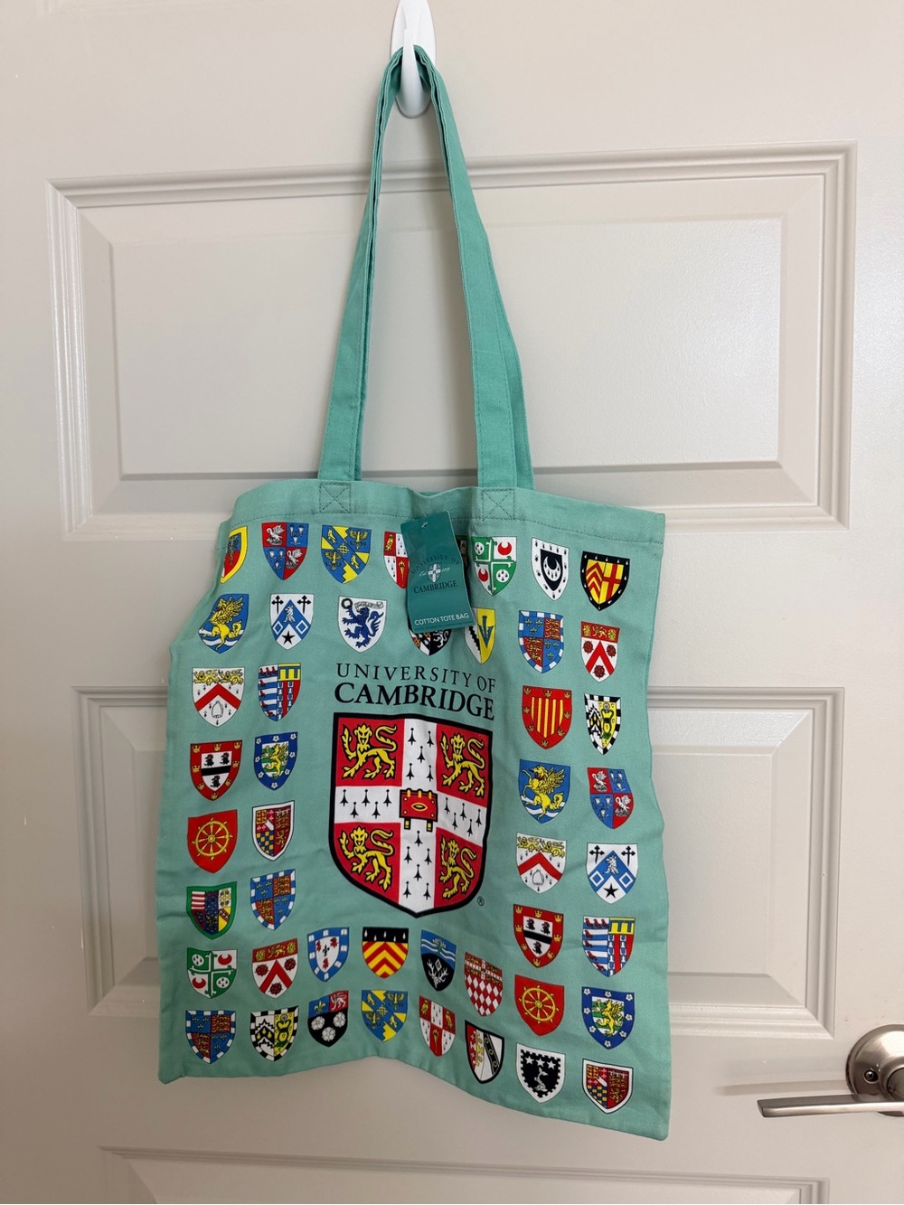 University of Cambridge Mint Tote Bag
